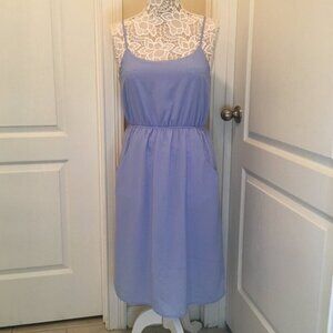 Everly Spaghetti Strap Purple Dress pockets